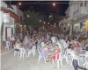 Pissouri square at night - walking distance